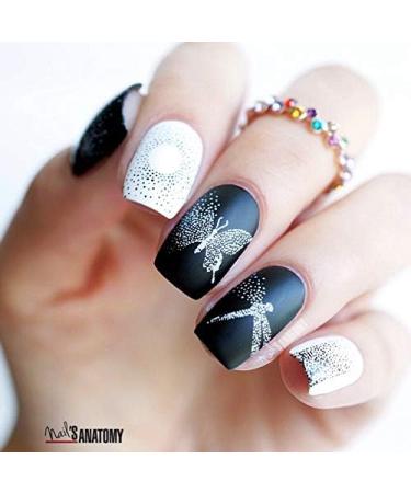 Alexnailart Nail Art Stamping Templates - Star Noon Butterfly Design (FA014) - Buy Online on SooperMarket.com
