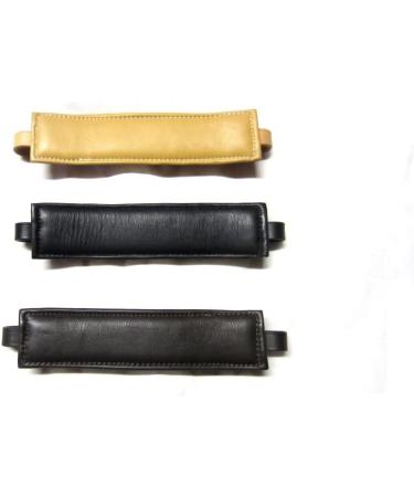 Buy PS Horse Articles Soft Leather Noseband & Chin Strap Set - Natural Color with Gold Fittings - International Shipping Available - Buy Online on SooperMarket.com