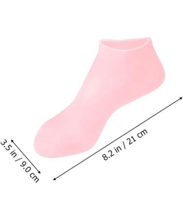 minkissy 4 Pairs Exfoliating Moisturizing Socks Features Socks for Women Cosmetic moisturizing Socks Heel Socks for Dry Cracked feet Toe spa Masks spa Socks Sebs Supplies Girl Foot - Buy Online on SooperMarket.com