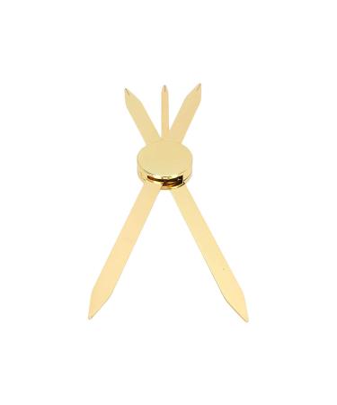 Adjustable Eyebrow Ruler - Accurate Positioning Stainless Steel Brow Measuring Tool | Gold Design | Perfect for Precision Grooming - Buy Online on SooperMarket.com