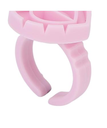 100PC Eyelash Glue Ring Cups - Disposable Adhesive Holders for Eyelash Extensions | Premium Eyelash Tools & Accessories - Buy Online on SooperMarket.com