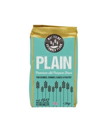Matthews PremiumPlain All-purpose Flour. Cotswold Plain white (all-Purpose) flour for everyday baking. Matthews mills this plain flour from a blend of the quality soft wheats