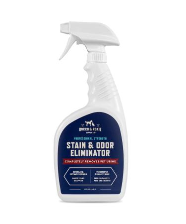 Rocco & Roxie Stain & Odor Eliminator for Strong Odor - Enzyme-Powered Pet Odor Eliminator for Home - Carpet Stain Remover for Cat and Dog Pee - Enzymatic Cat Urine Destroyer - Carpet Cleaner Spray