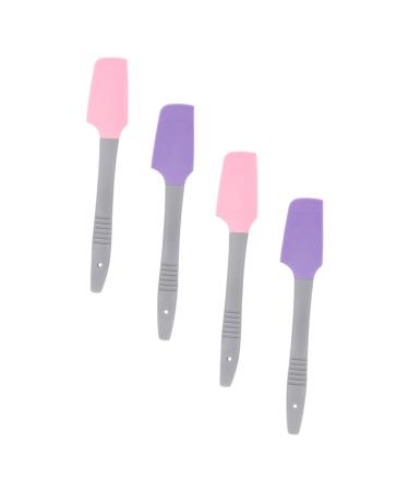 Dressoos 4 pieces of spatula made of silicone wax make-up applicants for the face