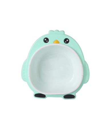 ORFOFE Baby Wash Basin Newborn Wash Basin Sink Cartoon Plastic Basin Child medium Green