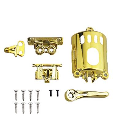 Ronlok Clipper Modified Shell Hair Clipper Housing Cover for Replacement Accessory 8148 8591 Kit Golden