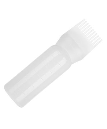 Dekaim Toothed Hair Dye Bottle 3 Colors Hair Dyeing Bottle Brush Shampoo Hair Color Oil Comb Applicator Tool(White) - Buy Online on SooperMarket.com