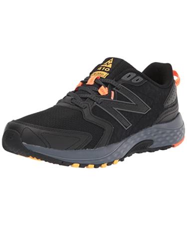 New Balance Men's 410 Trail Running Shoe 15 X-Wide Black/Grey/Orange
