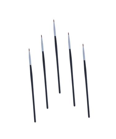 NOLITOY 5pcs Fine Eyeliner Brush Eyeshadow Cosmetic Eye Wands Makeup Tool Eyeliner Applicator