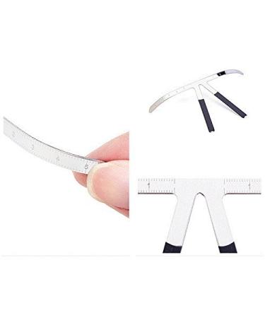 Three-Point Positioning Makeup Eyebrow Ruler Stencil Tool - Buy Online on SooperMarket.com