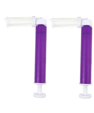 CRAFTHROU 2pcs Cake Sprayer Cake Coloring Spray Manual Cake Coloring Airbrush Cake Pump Sprayer Plastic Purple