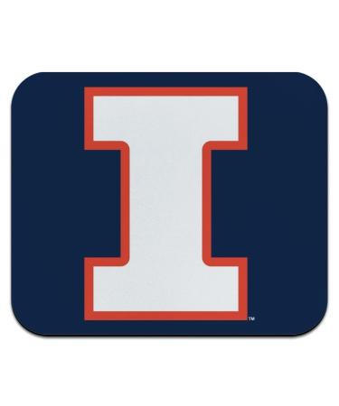 University of Illinois Fighting Illini Logo Low Profile Thin Mouse Pad Mousepad
