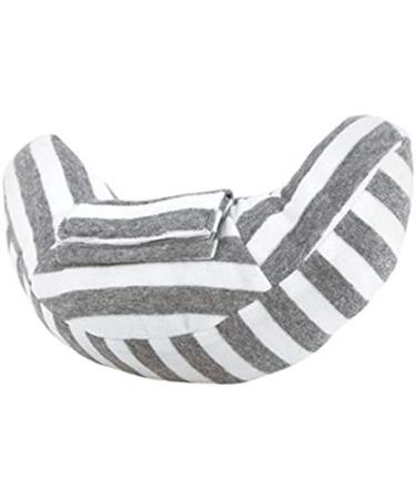 Kids Car Seat Belt Shoulder Pad 2pcs - Soft Comfort & Safety Cushion for Children - Grey Stripe - Universal Fit - Travel Pillow & Neck Support - Car Accessories for Boys & Girls - Buy Online on SooperMarket.com
