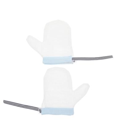 Healvian Kids Tools Baby Hand Mittens Baby Stop Sucking Gloves Toddler Thumb Sucking Stop Nail Biting Mesh Thumb Protector Breathable Adjustable L Kids Tools Baby Hand Mittens