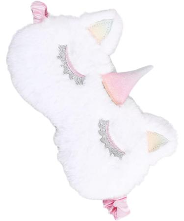 Buy Gatuida 2pcs Cute Sleeping Eye Mask - Cartoon Eye Cover for Women & Kids | Embroidered White Sleep Mask | Ideal for Travel & Relaxation - Buy Online on SooperMarket.com