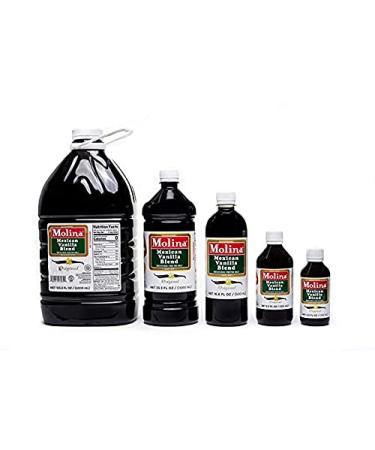 Molina Mexican Vanilla 133.3 FL oz (4000ml) - Premium Quality Vanilla Extract - Buy Online on SooperMarket.com