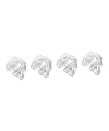 ABOOFAN 4pcs Rice Cake Mold Fondant Molds for Epoxy Resin Fish Candy Mold Egg Tart Chocolate Aluminum Alloy