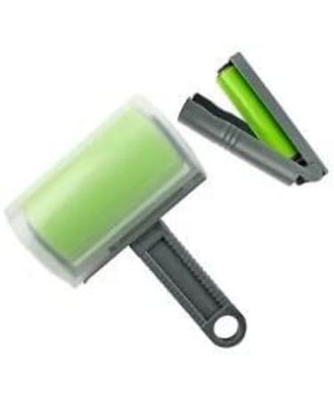 Best Sticky Original Gel Lint Roller Cleaner and Pet Hair Remover Washable and Reusable Set of Two For Clothes Dog Hair and Car Seats Green