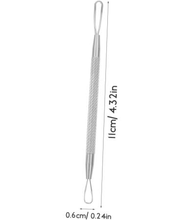 PLAFOPE 7pcs Double-headed Extrusion Ring Blackhead Pimple Comedone Removal Tool Pimple Tool Stainless Steel - Buy Online on SooperMarket.com