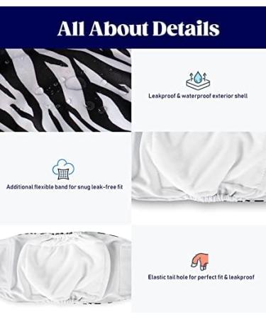 Micoooyo Reusable Dog Diapers for Male - 3 Packs Washable Belly Bands Super Absorbent & Durable Newborn Dogs (Wildes Africa Grassland XS) - Buy Online on SooperMarket.com