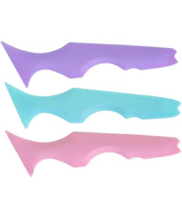 Baluue 6 Pcs Silicone Beauty Ruler Lipstick Makeup Tool Lash Tool Mascara Drawing Eyeliner - Buy Online on SooperMarket.com