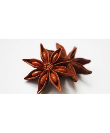 Nim's Star Anise Whole | Badiyan | Star Anise (100g/3.5oz) Gluten Free | Non GMO Whole Star Anise Pods | Dried Anise Star Spice | Premium Quality and Aroma Great for Baking Tea and Cocktails 100g - Buy Online on SooperMarket.com