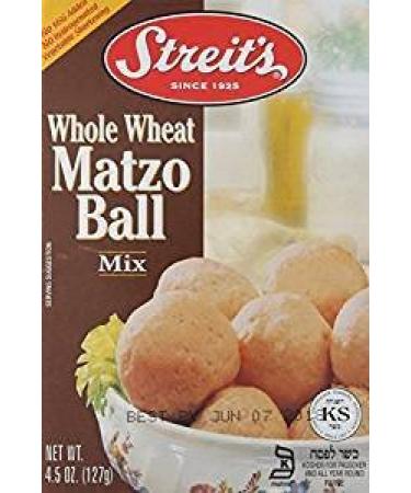 Streits Whole Wheat Matzo Ball Mix Kosher For Passover 4.5 oz. (3-Pack)