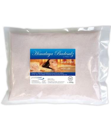 Bathing salt from Pakistan (south of the Himalaya/Salt Range) 1000g natural without additives |Fueling energy and relaxing with a brine bath |Crystal salt with fine grain