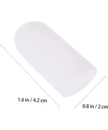 Gel Toe and Thumb Protector Pair for Shoes - White Foot Care Sleeve for Blisters and Comfort - Buy Online on SooperMarket.com