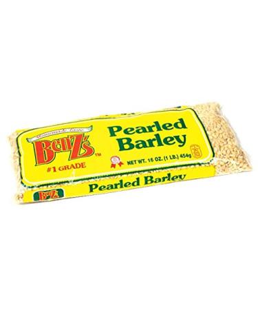 Benz's Pearled Barley, Kosher, 16-Ounce Bag 1# GRADE (2 pack)