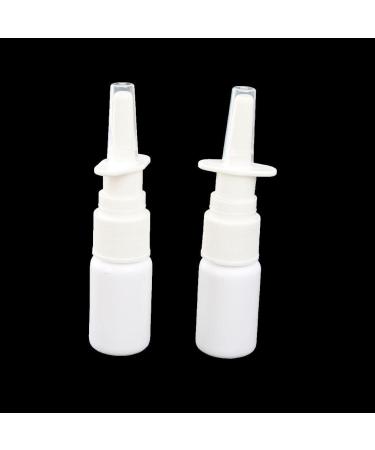 Tiuimk 20ml (2pcs) White Spray Bottles - Perfect for Travel Use Nasal Spray and More - Buy Online on SooperMarket.com
