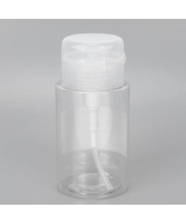 Nail Polish Remover Pump Bottle Dispenser 150ml Push Down Cleanser Dispenser Bottle Travel Empty Liquid Container Clear Empty Refillable Pump Dispenser for Nail Makeup Remover - Buy Online on SooperMarket.com