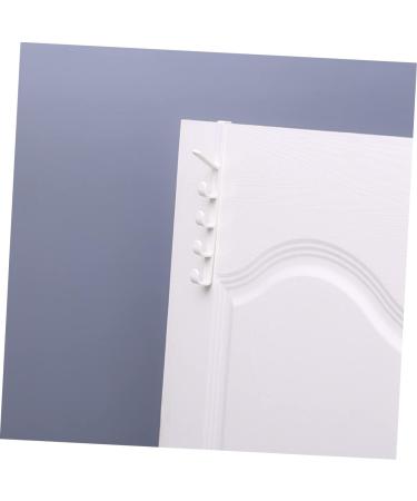 Cabilock 3pcs 5 The Hooks Coat Towel Hat Holders Rack Hangerwhitel Hanging Multifunctional Over Door Plastic medium White - Buy Online on SooperMarket.com