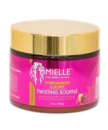 Mielle Organics Pomegranate And Honey Twisting Souffle 12Oz (Pack of 2) Honey 12 Fl Oz (Pack of 2)