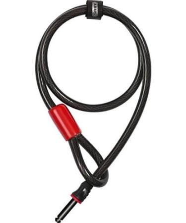 Abus Frame Lock Cable Adaptor - 12mm Thick Steel Cable 100cm Length | Secure Bicycle Lock Black - Buy Online on SooperMarket.com