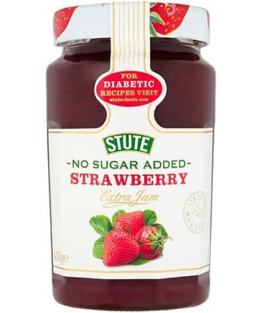 Diabetic Jam Bundle with Stute Diabetic Strawberry Jam 430g and Stute Diabetic Morello Cherry Jam 430g (2 Pack) - Buy Online on SooperMarket.com