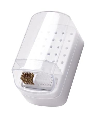minkissy Grinding Head Cleaning Box Nail Drill Bits Nail Grinding Head Holder Nail Holder Drill Holder Nail Organizer Nail Drill Organizer Manicure Supplies Rack Plastic