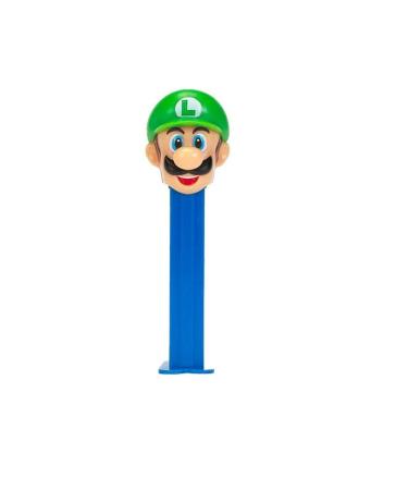 PEZ Nintendo Super Mario Candy Dispenser - Luigi Pez Dispenser With 2 Candy Refills | Nintendo Mario Bros Party Favors Grab Bags