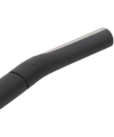 Metal Eye Brewing Trimmer - Stainless Steel Manual Eyebrow & Facial Hair Remover | Unisex Multi-Purpose Tool with 6 One-Way Blades - Buy Online on SooperMarket.com