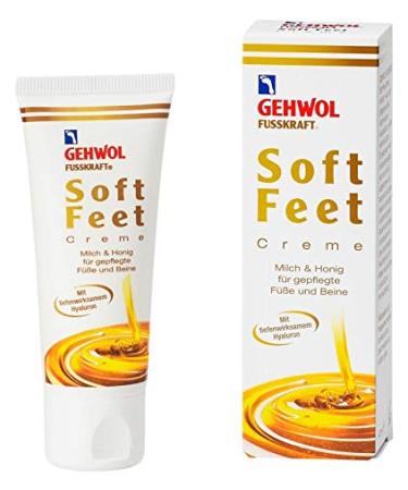 Buy 4x GEHWOL FUSSKRAFT Soft Feet Cream - Milk & Honey 125ml (Pack of 4) | International Shipping Available - Buy Online on SooperMarket.com