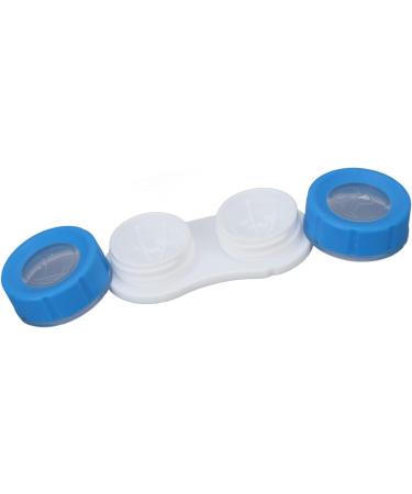 Contact Lens Case Kit Dustproof Waterproof Cute Little Duck Portable Plastic Material Contact Lens Box with Wearing Stick for Travel for Woman Blue - Buy Online on SooperMarket.com