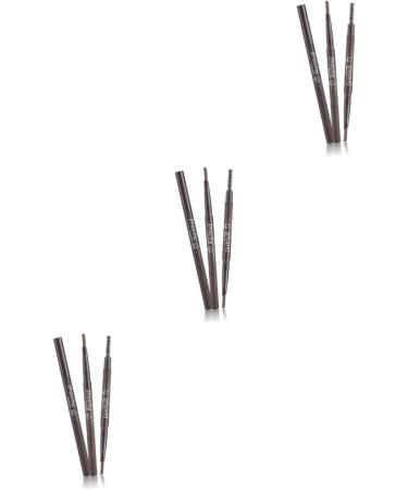 PLAFOPE 3pcs 2 1 Eyebrow Pencil Brush Double Headed Eyebrow Preamp Eyebrow Pencil Eyebrow Tool Makeup Brush - Buy Online on SooperMarket.com