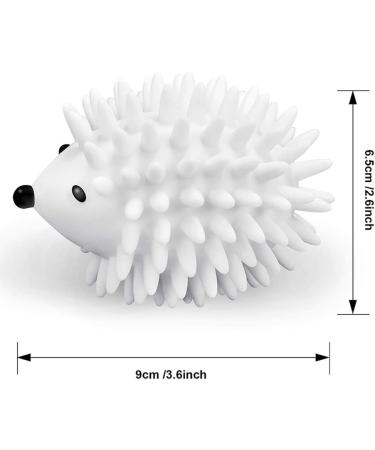2 Pieces Dryer Balls Whit Plastic Hedgehog Reusable Laundry Ball Household Washing Machine Hedgehog Hedgehog-Shaped PVC Laundry Cleaning Balls for Washing Machine Home School - Buy Online on SooperMarket.com