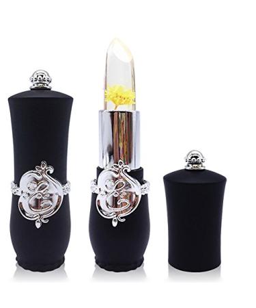 LZPCarra Colour Flower Lipstick Light Lips Beauty Jelly Isthmus Temperature Change Butter Slime (C One Size) one size c