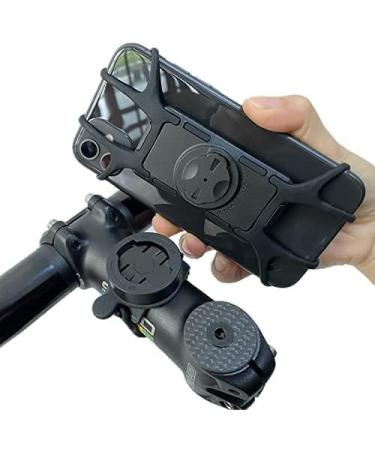 360 Rotatable Bicycle Stem Navigation Mount for Garmin Edge & iGPSPORT XOSS | Durable Black Plastic Handlebar Accessory - Buy Online on SooperMarket.com