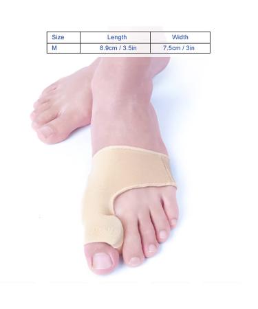 ANGGREK Toe Separator: Corrector Orthotics for Feet Bone Alignment - 1 Pair (S Code) - Buy Online on SooperMarket.com