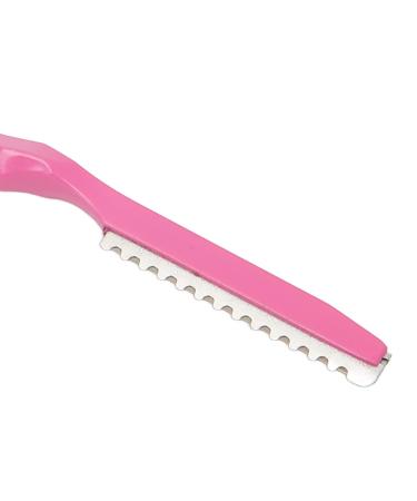 Hair Thinning Razor & Texturizing Tool - Stainless Steel Ergonomic Design for Bangs & Hair Styling (Pink) | International Shipping - Buy Online on SooperMarket.com