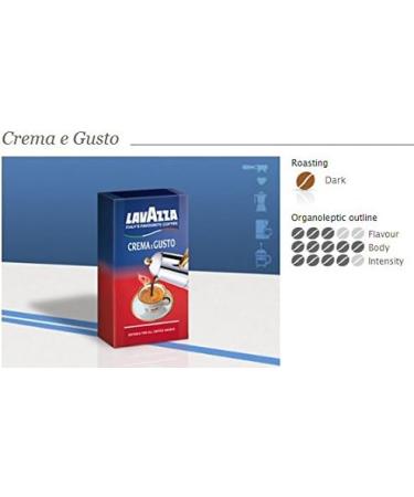 Lavazza: Crema e Gusto - Gusto Classico * 8.8 Ounce (250gr) Packages (Pack of 4) * Italian Import  - Buy Online on SooperMarket.com