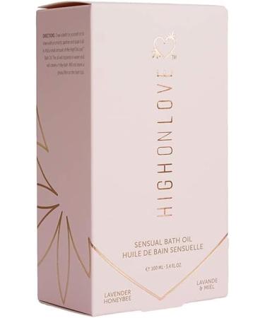 High on Love Lavender Honey Bath Oil - 1 Pack (247g) | Soothing Aromatherapy for Relaxation | International Shipping - Buy Online on SooperMarket.com