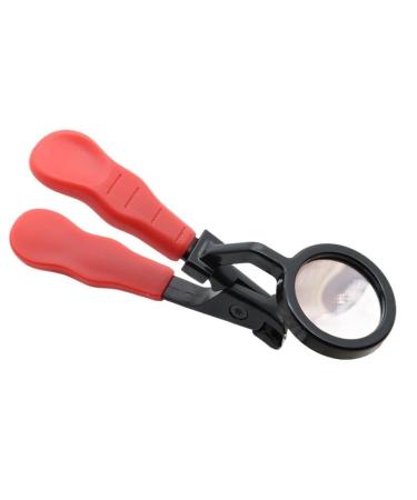 Nail Clippers Stainless Steel Nail Clippers for Splash-Proof Thick and Hard Nails Toenail Clippers (Color : Red-B)